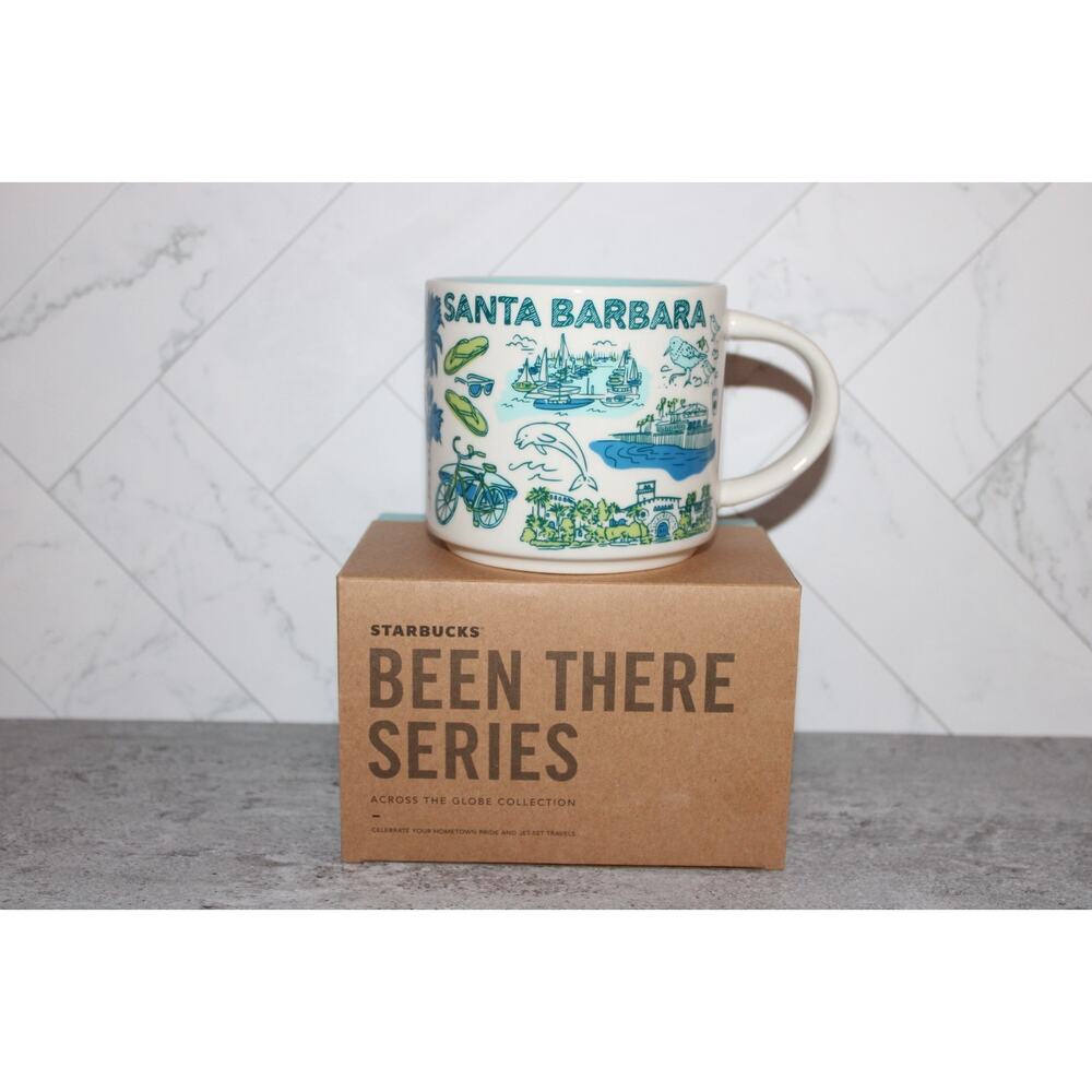 Starbucks Santa Barbara CA Been There Series Mug 14oz NIB RARE HTF